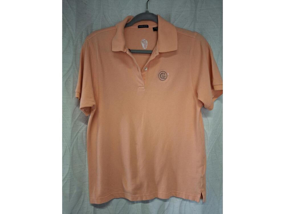 Genuine Color Short Sleeve Polo Shirt - Soft Peach